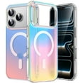 thumbnail image 1 of JETech Iridescent Case for iPhone 17 Pro Max 6.9-Inch Compatible with MagSafe, Cute Unique and Aesthetic Design, Colorful Fluorescent Translucent Back Shockproof Phone Cover (Iridescent), 1 of 5