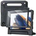 thumbnail image 1 of JETech Kids Case for Samsung Galaxy Tab A8 10.5-Inch 2022 (SM-X200/X205/X207) with Built-in Screen Protector, Shockproof Full-Body Handle Stand Tablet Protective Cover (Black), 1 of 6