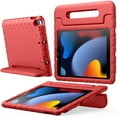 thumbnail image 1 of JETech Kids Case for iPad 10.2 Inch (9th/8th/7th Generation, 2021/2020/2019), iPad Air 3 10.5 (3rd Gen, 2019) and iPad Pro 10.5 2017, Shockproof Lightweight Tablet Cover with Handle Stand (Red), 1 of 6