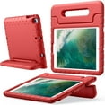 thumbnail image 1 of JETech Kids Case for iPad 9.7 Inch (6th/5th Generation, 2018/2017), iPad Air 2/1 9.7 (2nd/1st Gen, 2014/2013) and iPad Pro 9.7 2016, Shockproof Lightweight Tablet Cover with Handle Stand (Red), 1 of 6