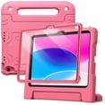 thumbnail image 1 of JETech Kids Case for iPad (A16) 11th/10th Generation (2025/2022) with Built-in Screen Protector, Shockproof Full-Body Handle Stand Tablet Protective Cover (Pink), 1 of 7