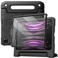 thumbnail image 1 of JETech Kids Case for iPad Pro 11 Inch All Models, iPad Air 5/4 (10.9-Inch) with Built-in Screen Protector, Shockproof Full-Body Handle Stand Tablet Protective Cover (Black), 1 of 6