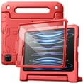 thumbnail image 1 of JETech Kids Case for iPad Pro 11 Inch All Models, iPad Air 5/4 (10.9-Inch) with Built-in Screen Protector, Shockproof Full-Body Handle Stand Tablet Protective Cover (Red), 1 of 6