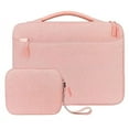 thumbnail image 1 of JETech Laptop Sleeve for 13.3-Inch MacBook Air/Pro, 14-Inch MacBook Pro (M4 / M3 / M2 / M1) 2021-2024, 13-13.6 Inch Notebook, Waterproof Carrying Case with Small Bag (Pink), 1 of 7