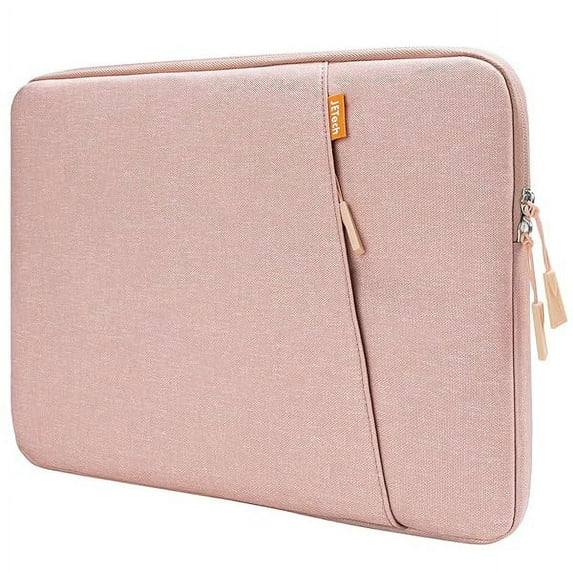 JETech Laptop Sleeve for 16-Inch MacBook Pro (M4 / M3 / M2 / M1, 2019-2024), Waterproof Bag Case with Pocket, Compatible with 16 Inch Notebook (Rose Gold)