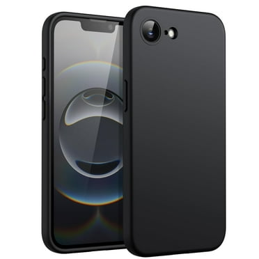 JETech Liquid Silicone Case for iPhone 16e 6.1-Inch 2025, Silky Soft Touch Full-Body Protective Phone Case, Anti-Scratch Shockproof Cover with Microfiber Lining (Black)