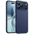 thumbnail image 1 of JETech Liquid Silicone Case for iPhone 17 Pro 6.3-Inch, Silky Soft Touch Full-Body Protection, Anti-Scratch Shockproof Phone Cover with Microfiber Lining (Dark Blue), 1 of 6