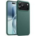 thumbnail image 1 of JETech Liquid Silicone Case for iPhone 17 Pro Max 6.9-Inch, Silky Soft Touch Full-Body Protection, Anti-Scratch Shockproof Phone Cover with Microfiber Lining (Midnight Green), 1 of 6