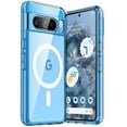thumbnail image 1 of JETech Magnetic Case for Google Pixel 8 Pro 6.7-Inch 2023, Compatible with MagSafe Accessories, Shockproof Protective Phone Cover, Non-Yellowing Hard Clear PC Back (Bay), 1 of 7