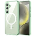 thumbnail image 1 of JETech Magnetic Case for Samsung Galaxy S24 5G, Compatible with MagSafe, Shockproof Protective Phone Cover, Non-Yellowing Hard Clear PC Back (Jade Green), 1 of 7