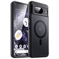 thumbnail image 1 of JETech Magnetic Case for Google Pixel 8 6.2-Inch 2023, Compatible with MagSafe, Translucent Matte Back Shockproof Phone Cover (Obsidian), 1 of 6