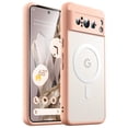 thumbnail image 1 of JETech Magnetic Case for Google Pixel 8 Pro 6.7-Inch 2023, Compatible with MagSafe, Translucent Matte Back Shockproof Phone Cover (Rose), 1 of 6