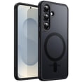 thumbnail image 1 of JETech Magnetic Case for Samsung Galaxy S25 5G, Compatible with MagSafe, Translucent Matte Back Shockproof Phone Cover (Black), 1 of 7