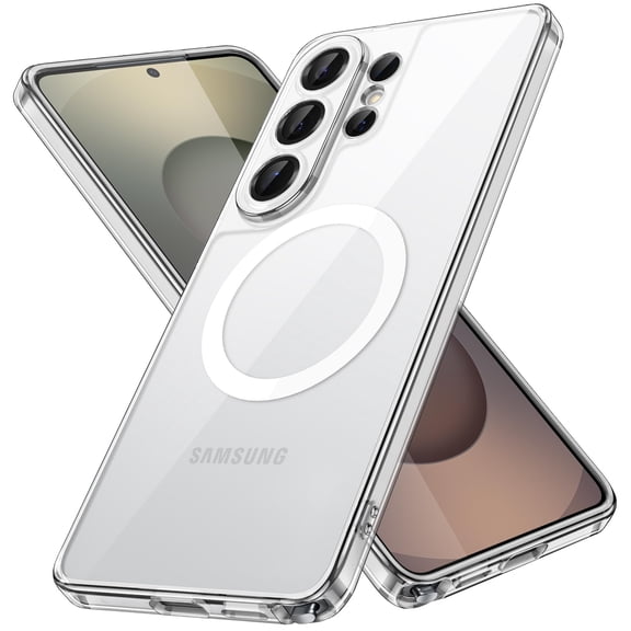 JETech Magnetic Case for Samsung Galaxy S26 Ultra, Compatible with MagSafe, Shockproof Cover (Clear)