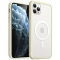 thumbnail image 1 of JETech Magnetic Case for iPhone 11 Pro Max 6.5-Inch Compatible with MagSafe, Translucent Matte Back Slim Shockproof Phone Cover (Beige), 1 of 6
