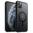 thumbnail image 1 of JETech Magnetic Case for iPhone 11 Pro Max 6.5-Inch Compatible with MagSafe, Translucent Matte Back Slim Shockproof Phone Cover (Black), 1 of 6