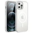 thumbnail image 1 of JETech Magnetic Case for iPhone 12/12 Pro 6.1-Inch Compatible with MagSafe, Translucent Matte Back Slim Shockproof Phone Cover (Gray), 1 of 6