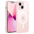 thumbnail image 1 of JETech Magnetic Case for iPhone 13 6.1-Inch Compatible with MagSafe, Translucent Matte Back Slim Shockproof Phone Cover (Pink), 1 of 6