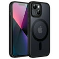 thumbnail image 1 of JETech Magnetic Case for iPhone 13 Mini 5.4-Inch Compatible with MagSafe, Translucent Matte Back Slim Shockproof Phone Cover (Black), 1 of 6