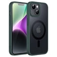 thumbnail image 1 of JETech Magnetic Case for iPhone 14 6.1-Inch Compatible with MagSafe, Translucent Matte Back Slim Shockproof Phone Cover (Dark Green), 1 of 6