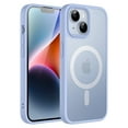 thumbnail image 1 of JETech Magnetic Case for iPhone 14 6.1-Inch Compatible with MagSafe, Translucent Matte Back Slim Shockproof Phone Cover (Sky Blue), 1 of 6