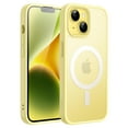 thumbnail image 1 of JETech Magnetic Case for iPhone 14 6.1-Inch Compatible with MagSafe, Translucent Matte Back Slim Shockproof Phone Cover (Yellow), 1 of 6