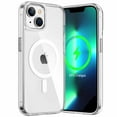 thumbnail image 1 of JETech Magnetic Case for iPhone 14 6.1-Inch Compatible with MagSafe Wireless Charging, Shockproof Phone Bumper Cover, Anti-Scratch Clear Back (Clear), 1 of 7