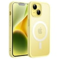 thumbnail image 1 of JETech Magnetic Case for iPhone 14 Plus 6.7-Inch Compatible with MagSafe, Translucent Matte Back Slim Shockproof Phone Cover (Yellow), 1 of 6