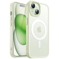 thumbnail image 1 of JETech Magnetic Case for iPhone 15 6.1-Inch Compatible with MagSafe, Translucent Matte Back Slim Shockproof Phone Cover (Green), 1 of 6
