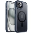 thumbnail image 1 of JETech Magnetic Case for iPhone 15 6.1-Inch Compatible with MagSafe, Translucent Matte Back Slim Shockproof Phone Cover (Storm Blue), 1 of 6