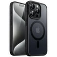 thumbnail image 1 of JETech Magnetic Case for iPhone 15 Pro 6.1-Inch Compatible with MagSafe, Translucent Matte Back Slim Shockproof Phone Cover (Black), 1 of 6