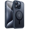 thumbnail image 1 of JETech Magnetic Case for iPhone 15 Pro 6.1-Inch Compatible with MagSafe, Translucent Matte Back Slim Shockproof Phone Cover (Storm Blue), 1 of 6