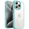 thumbnail image 1 of JETech Magnetic Case for iPhone 15 Pro Max 6.7-Inch Compatible with MagSafe, Translucent Matte Back Slim Shockproof Phone Cover (Bright Blue), 1 of 6