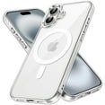 thumbnail image 1 of JETech Magnetic Case for iPhone 16 Plus 6.7-Inch Compatible with MagSafe, Shockproof Phone Bumper Cover, Anti-Scratch Clear Back (Clear), 1 of 6