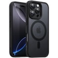 thumbnail image 1 of JETech Magnetic Case for iPhone 16 Pro 6.3-Inch Compatible with MagSafe, Translucent Matte Back Slim Shockproof Phone Cover (Black), 1 of 6