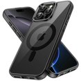 thumbnail image 1 of JETech Magnetic Case for iPhone 16 Pro Max 6.9-Inch Compatible with MagSafe, Shockproof Phone Bumper Cover, Anti-Scratch Clear Back (Black), 1 of 6