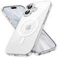 thumbnail image 1 of JETech Magnetic Case for iPhone New 6.3-Inch Compatible with MagSafe, Shockproof Phone Bumper Cover, Anti-Scratch Clear Back (Clear), 1 of 5