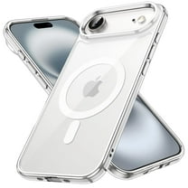 JETech Magnetic Case for iPhone 17 Air Compatible with MagSafe, Shockproof Phone Bumper Cover (Clear)