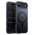 thumbnail image 1 of JETech Magnetic Case for iPhone Air Compatible with MagSafe, Translucent Matte Back Slim Minimalist Shockproof Phone Cover (Storm Blue), 1 of 6