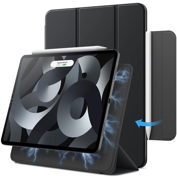 JETech Magnetic Case for iPad Air M4/M3/M2 (2026/2025/2024), iPad Air 5/4, iPad Pro 11 (Black)
