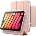 thumbnail image 1 of JETech Magnetic Case for iPad mini (A17 Pro, 2024 Model, 7th Generation) / mini 6 (2021 Model, 6th Generation), Magnetic Attachment, Slim Smart Tablet Cover with Auto Wake/Sleep (Rose Gold), 1 of 6