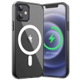thumbnail image 1 of JETech Magnetic Case for iPhone 12/12 Pro 6.1-Inch Compatible with MagSafe Wireless Charging, Shockproof Phone Bumper Cover, Anti-Scratch Clear Back (Black), 1 of 7