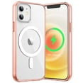 thumbnail image 1 of JETech Magnetic Case for iPhone 12/12 Pro 6.1-Inch Compatible with MagSafe Wireless Charging, Shockproof Phone Bumper Cover, Anti-Scratch Clear Back (Rose Gold), 1 of 7
