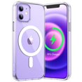 thumbnail image 1 of JETech Magnetic Case for iPhone 12 Mini 5.4-Inch Compatible with MagSafe Wireless Charging, Shockproof Phone Bumper Cover, Anti-Scratch Clear Back (Clear), 1 of 7