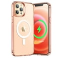 thumbnail image 1 of JETech Magnetic Case for iPhone 12 Pro Max 6.7-Inch Compatible with MagSafe Wireless Charging, Shockproof Phone Bumper Cover, Anti-Scratch Clear Back (Rose Gold), 1 of 7