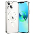 thumbnail image 1 of JETech Magnetic Case for iPhone 13 Mini 5.4-Inch Compatible with MagSafe Wireless Charging, Shockproof Phone Bumper Cover, Anti-Scratch Clear Back (Clear), 1 of 7