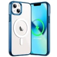 thumbnail image 1 of JETech Magnetic Case for iPhone 13 Mini 5.4-Inch Compatible with MagSafe Wireless Charging, Shockproof Phone Bumper Cover, Anti-Scratch Clear Back (Navy), 1 of 7