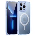 thumbnail image 1 of JETech Magnetic Case for iPhone 13 Pro 6.1-Inch, Compatible with MagSafe, Translucent Matte Back Camera Lens Full Protection Slim Shockproof Phone Cover (Sky Blue), 1 of 6