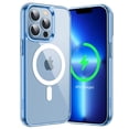 thumbnail image 1 of JETech Magnetic Case for iPhone 13 Pro 6.1-Inch Compatible with MagSafe Wireless Charging, Shockproof Phone Bumper Cover, Anti-Scratch Clear Back (Sierra Blue), 1 of 7