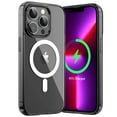 thumbnail image 1 of JETech Magnetic Case for iPhone 13 Pro Max 6.7-Inch Compatible with MagSafe Wireless Charging, Shockproof Phone Bumper Cover, Anti-Scratch Clear Back (Black), 1 of 7